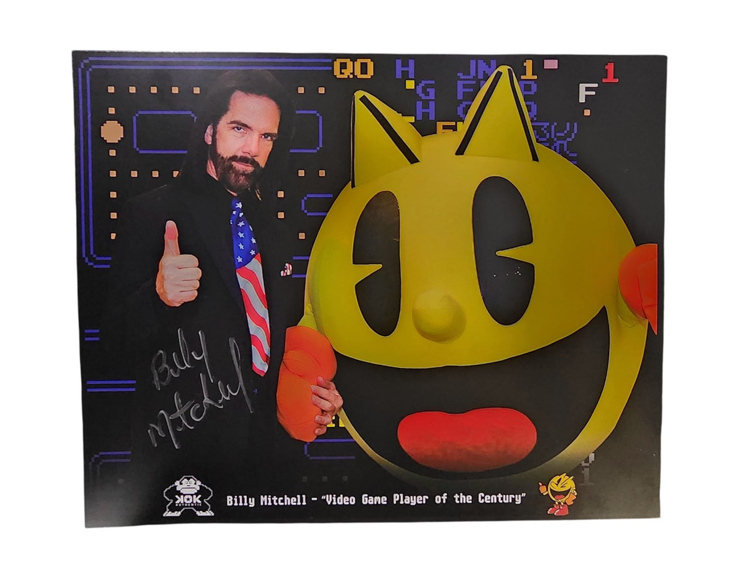 Billy Mitchell Signed Headshot
