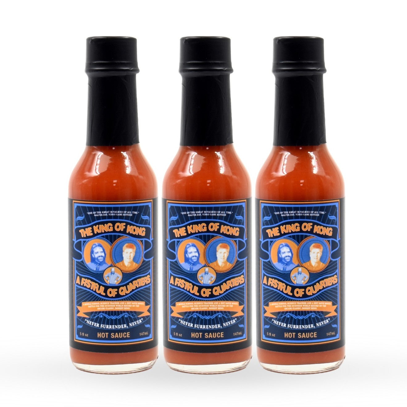 The King Of Kong Hot Sauce Three Pack