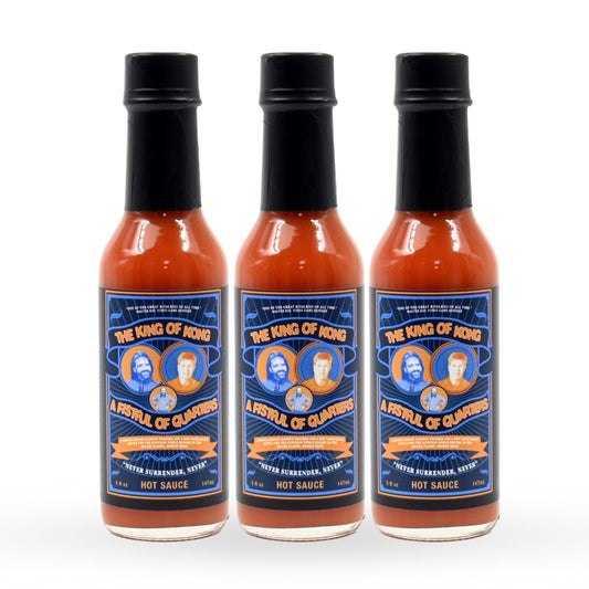 The King Of Kong Hot Sauce Three Pack